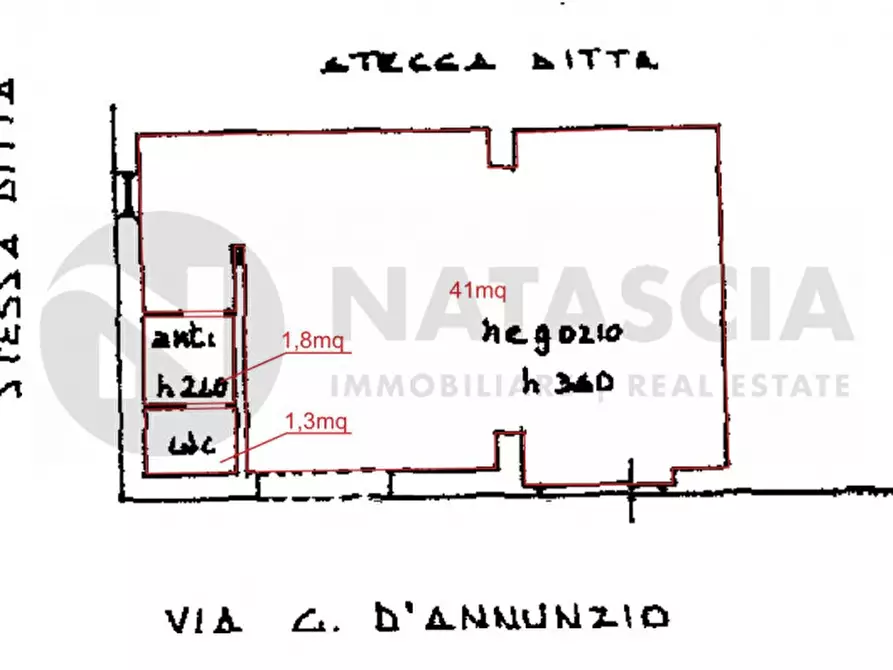 Immagine 14 di Negozio in affitto  in Via Gabriele D'Annunzio a Firenze