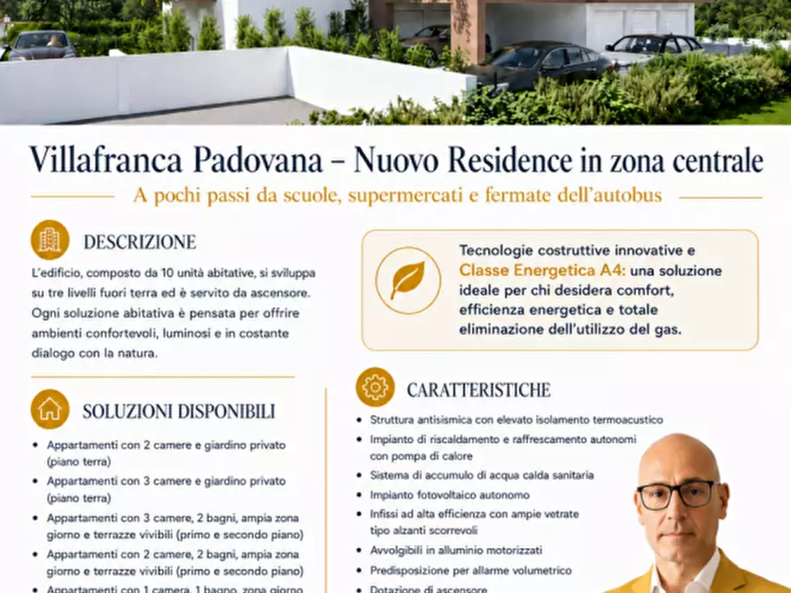 Immagine 1 di Appartamento in vendita  a Villafranca Padovana