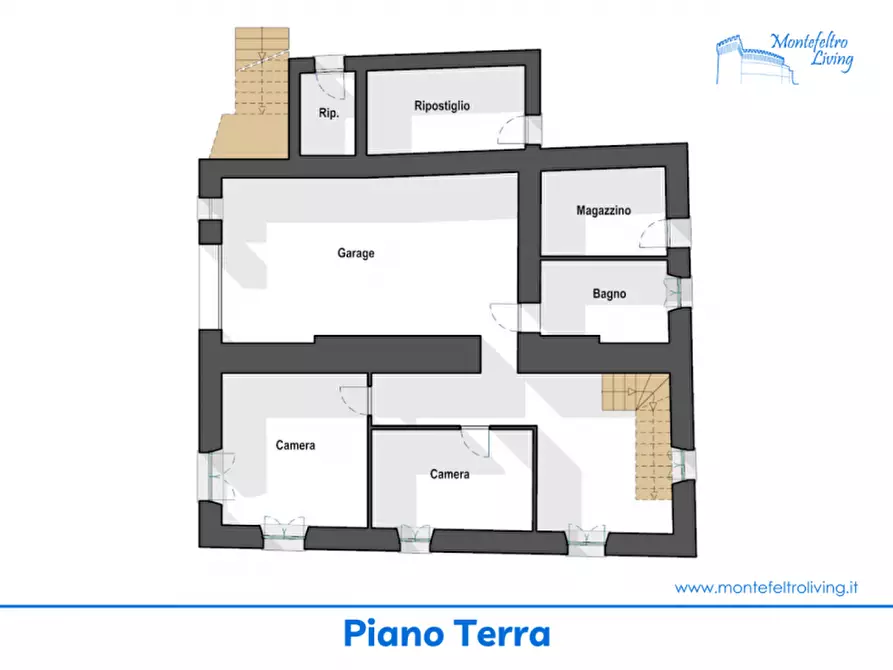 Immagine 28 di Rustico / casale in vendita  in via Pieve a Belforte All'isauro