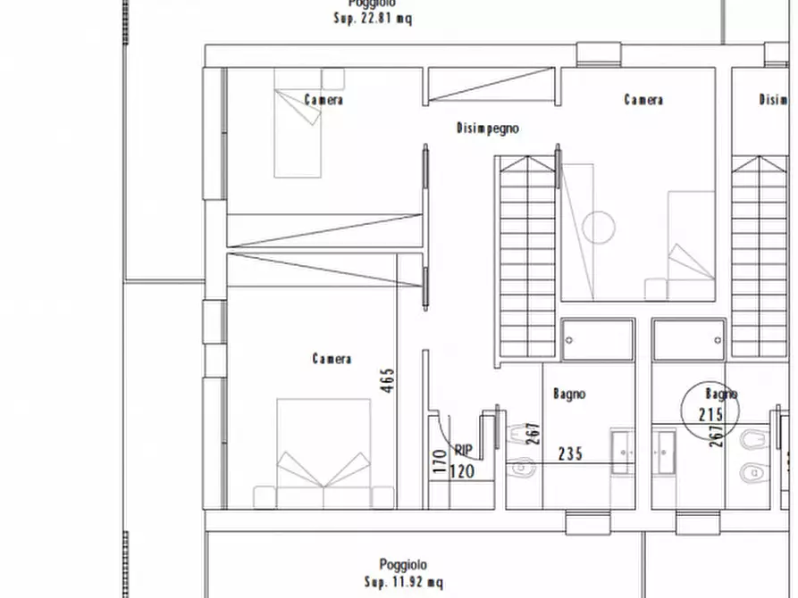 Immagine 7 di Casa trifamiliare in vendita  in Via San Vincenzo a Vigonza
