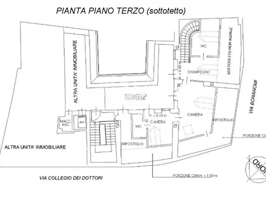 Immagine 15 di Appartamento in vendita  in Via Bonanomi 1 a Como