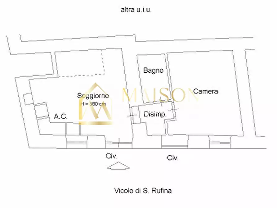Immagine 20 di Appartamento in vendita  in Vicolo di Santa Rufina a Roma