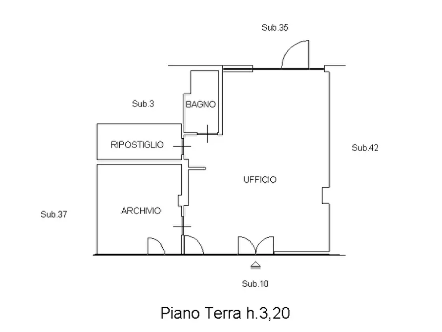 Immagine 12 di Ufficio in vendita  in Via Marabini a Marsciano