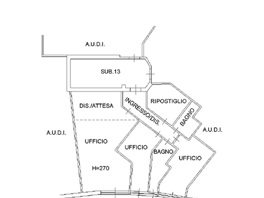 Immagine 3 di Ufficio in vendita  in Via Carobe a Gianico