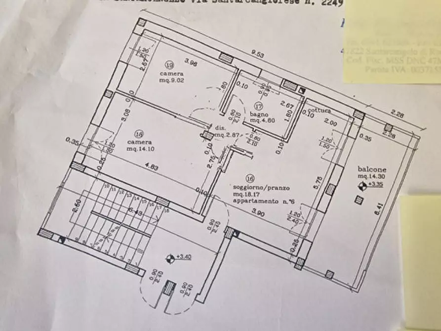 Immagine 4 di Appartamento in vendita  in Via Santarcangiolese a Santarcangelo Di Romagna