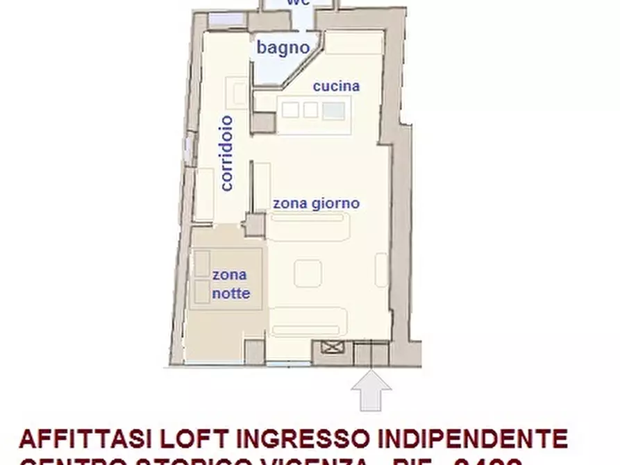 Immagine 19 di Appartamento in affitto  in Santa Corona a Vicenza