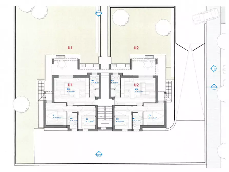 Immagine 5 di Appartamento in vendita  in Via della Libertà a Castel D'azzano