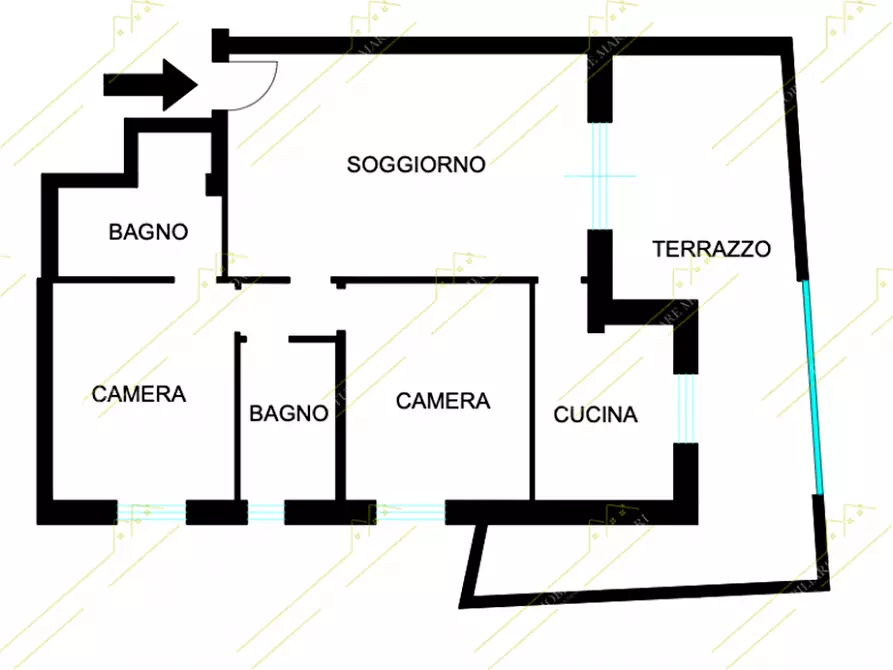 Immagine 46 di Appartamento in vendita  in Via San Lorenzo a Nonantola