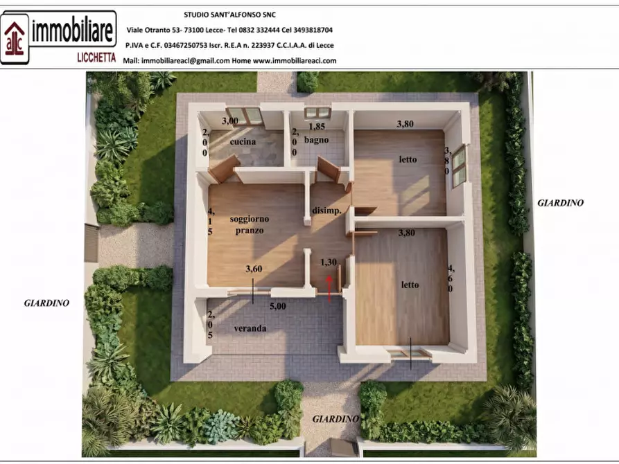 Immagine 44 di Villa in vendita  in via dei garofani 17 a Lecce