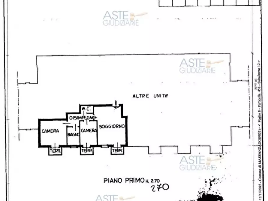 Immagine 7 di Appartamento in vendita  in via zucchi 6 a Massanzago