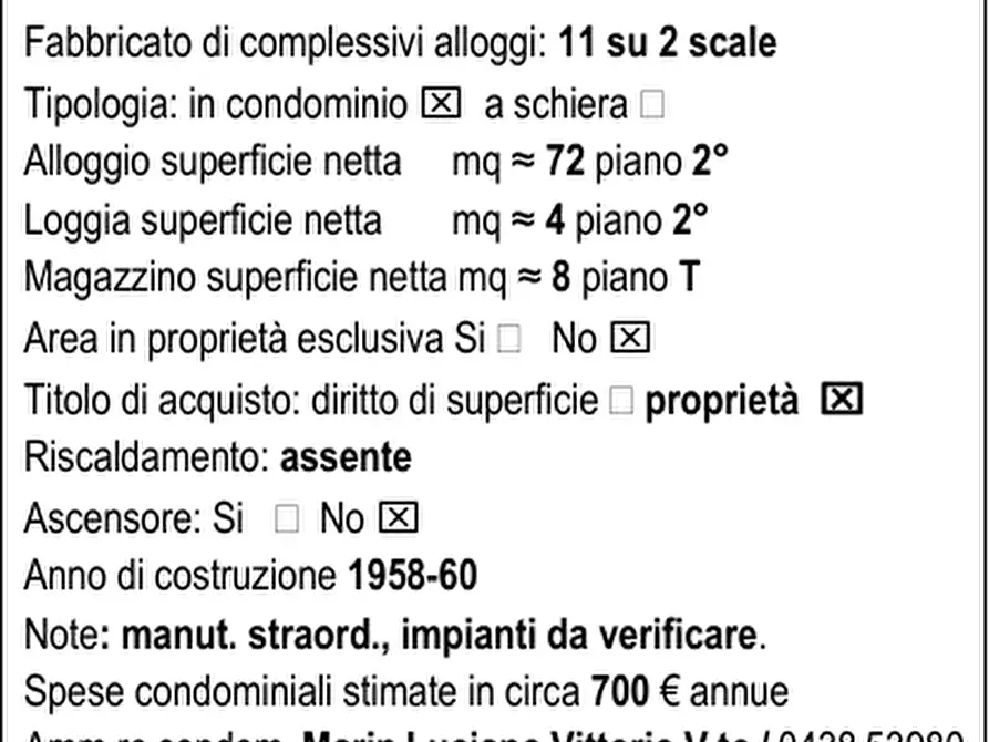 Immagine 3 di Appartamento in vendita  in Via Alessandro Milesi 12 a Vittorio Veneto
