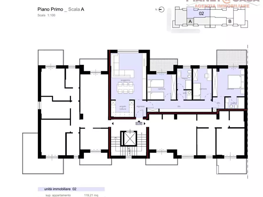 Immagine 4 di Appartamento in vendita  in Monticelli a Ascoli Piceno