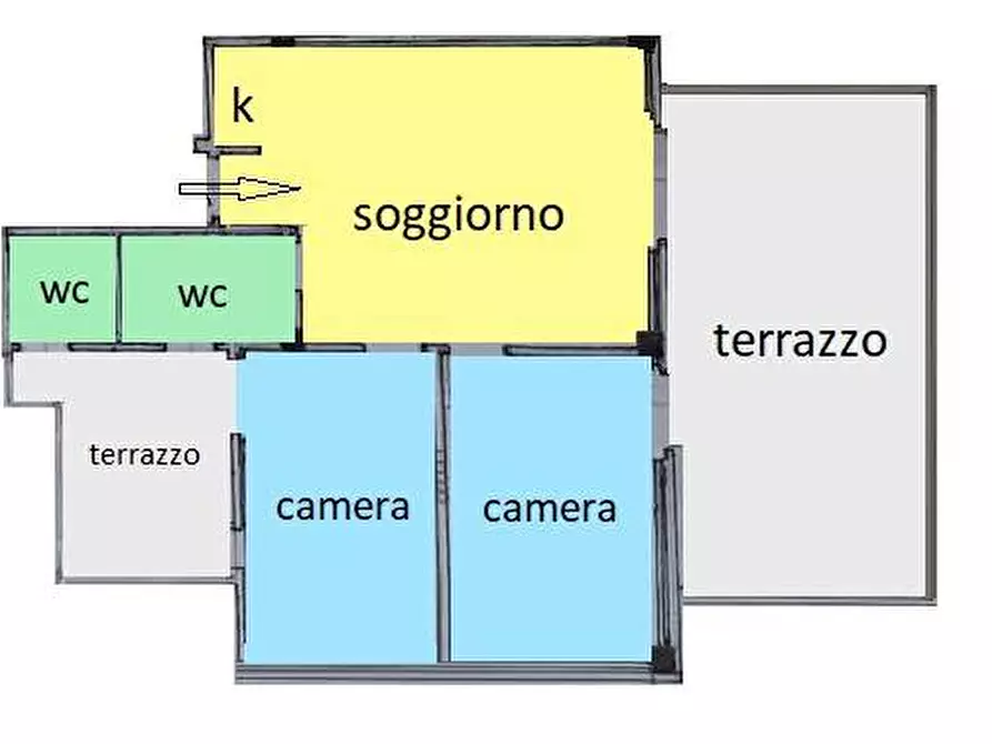 Immagine 21 di Appartamento in vendita  in via val d'aso a Campofilone