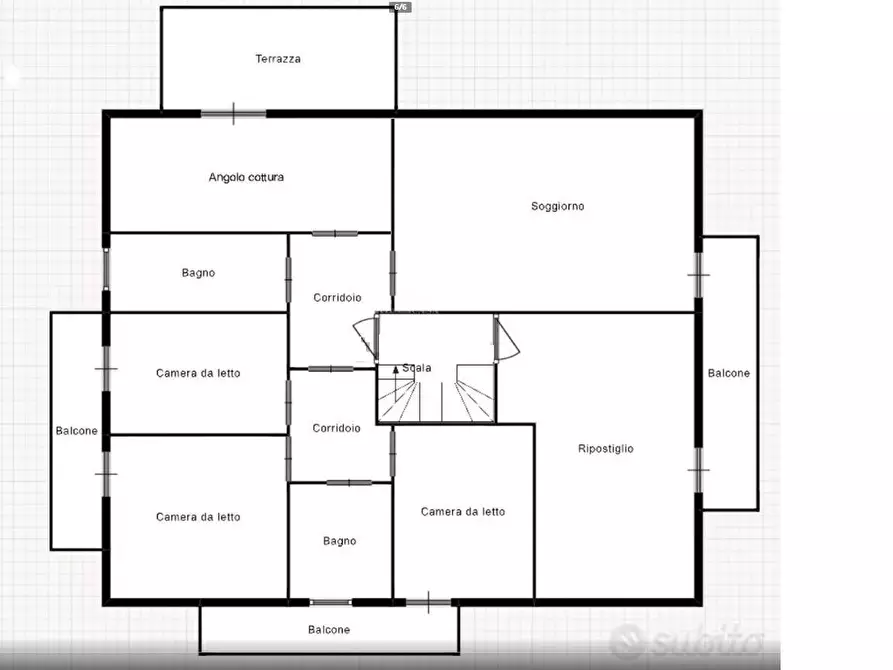 Immagine 29 di Appartamento in vendita  in Contrada tesino a Ripatransone