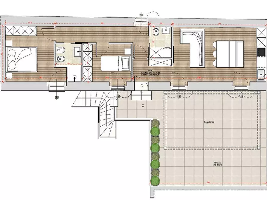 Immagine 2 di Appartamento in vendita  in Via rosselli a Grottammare