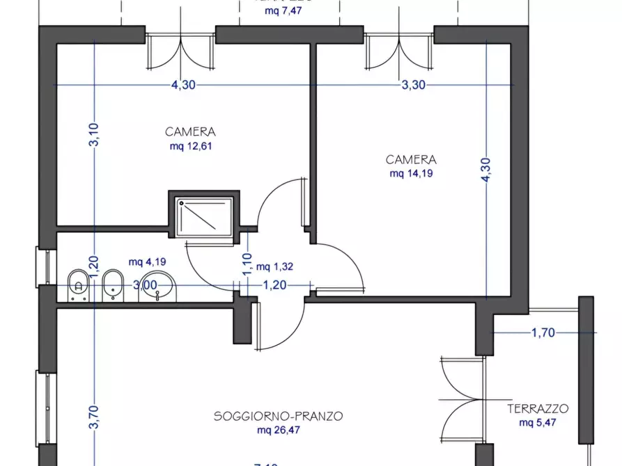 Immagine 28 di Appartamento in vendita  in Via Beniamino Gigli a Palermo
