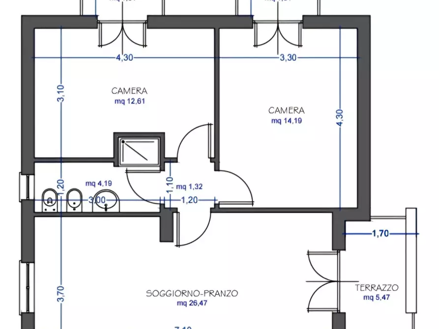 Immagine 24 di Appartamento in vendita  in Via Beniamino Gigli a Palermo