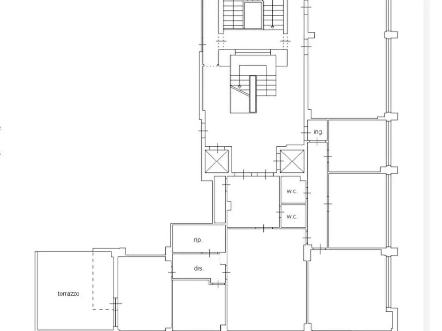 Immagine 2 di Ufficio in affitto  in Via Libertà a Palermo