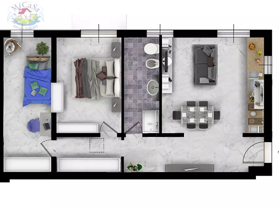 Immagine 18 di Appartamento in vendita  in Via Delle Agavi a Pisa