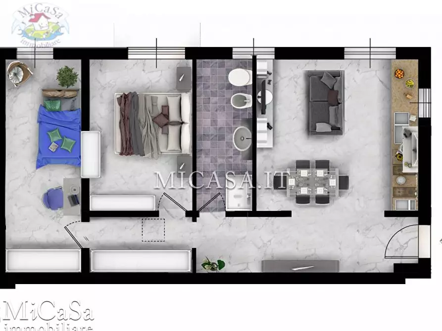 Immagine 3 di Appartamento in vendita  in Via Delle Agavi a Pisa