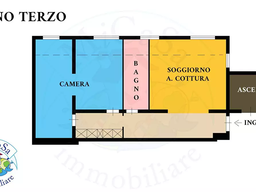 Immagine 17 di Appartamento in vendita  in Via Delle Agavi a Pisa