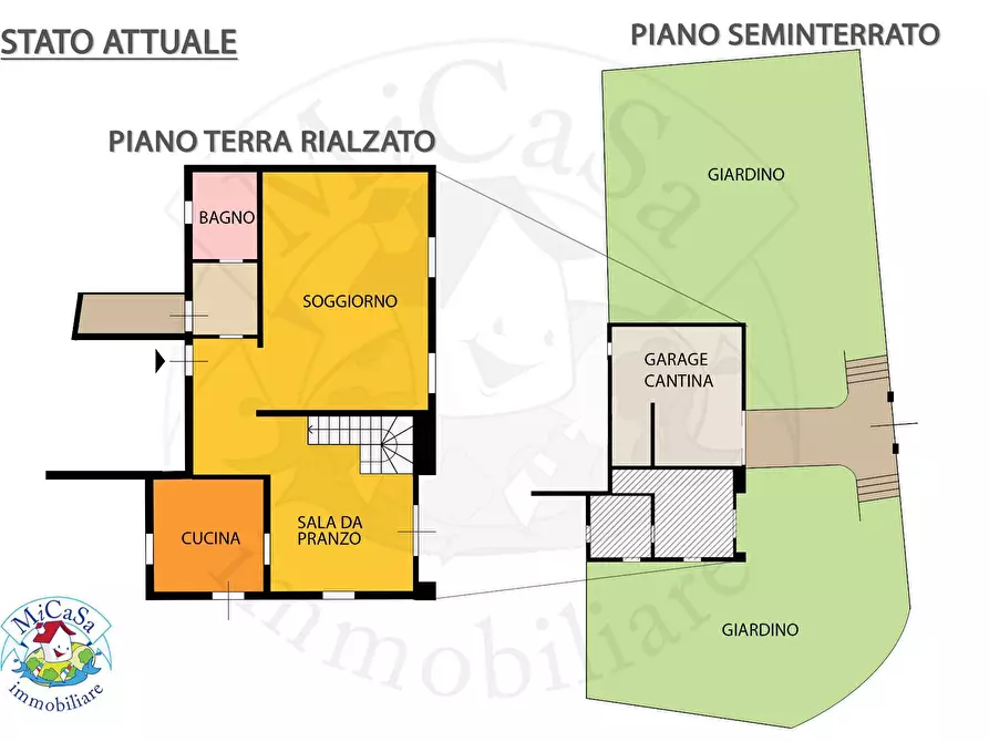 Immagine 4 di Casa bifamiliare in vendita  in Via Degli Allori a Pisa