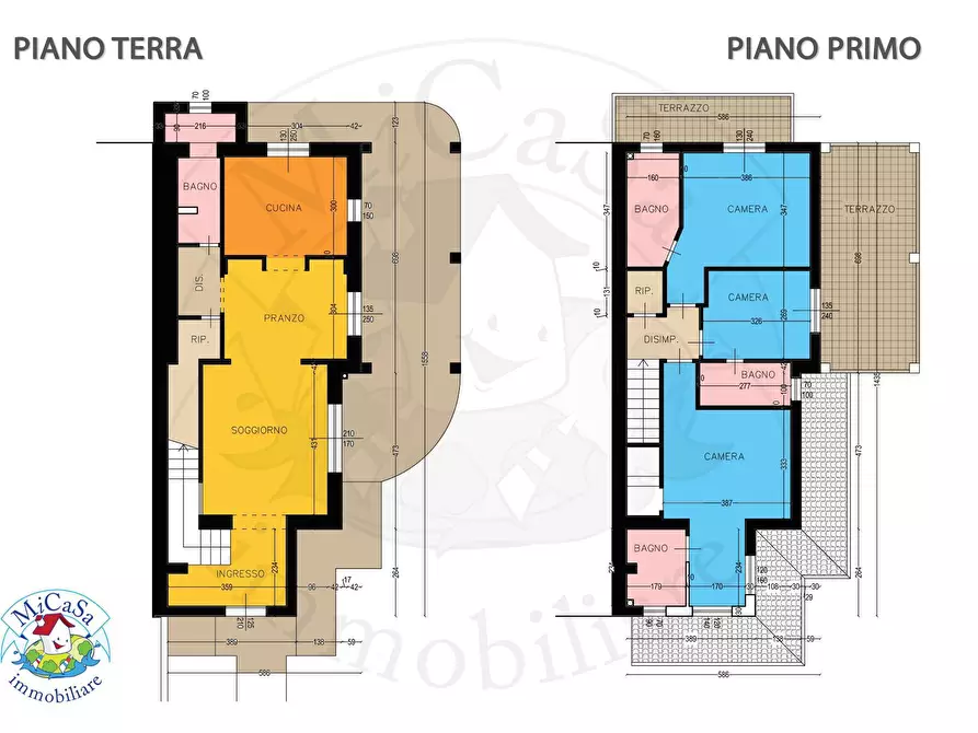 Immagine 3 di Casa bifamiliare in vendita  in Via Delle Ginestre a Pisa