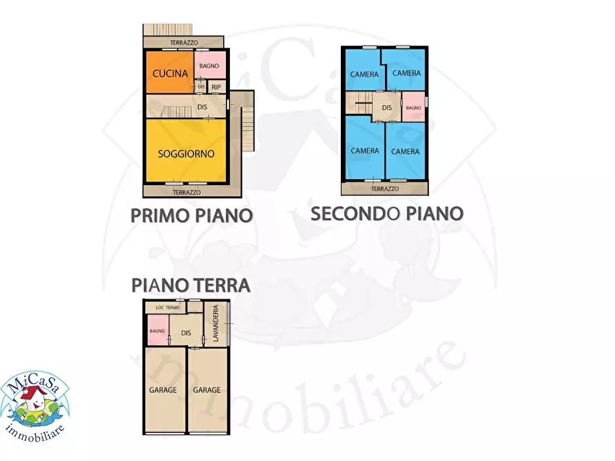 Immagine 4 di Casa bifamiliare in vendita  in Via Dei biancospini a Pisa