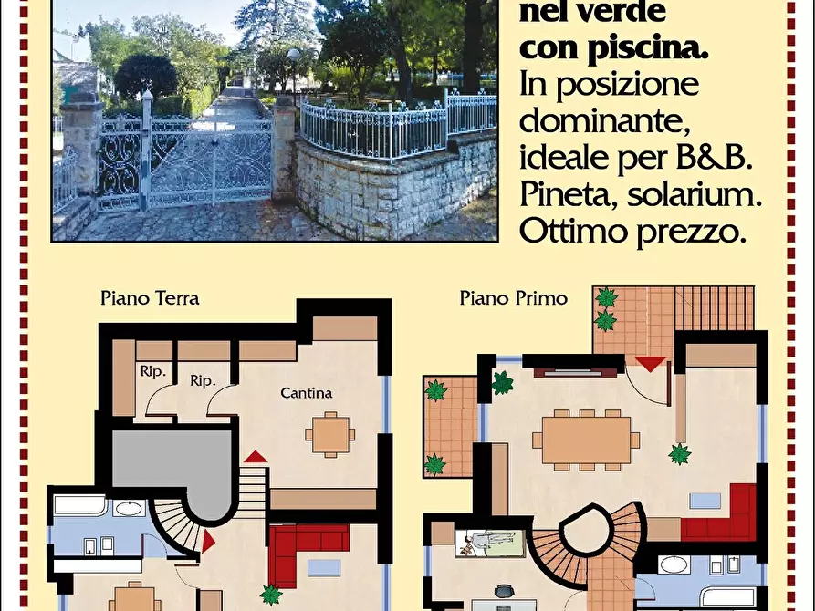 Immagine 1 di Villa in vendita  in Viale dei Pini a Fasano