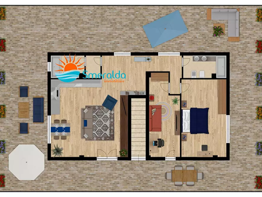 Immagine 4 di Attico in vendita  in Via Petra Bianca angolo vi Asinara a Trinità D'agultu E Vignola