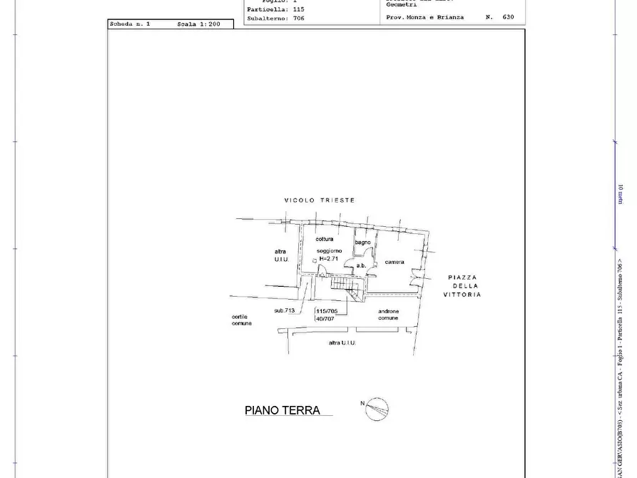 Immagine 29 di Ufficio in vendita  in piazza vittoria a Capriate San Gervasio