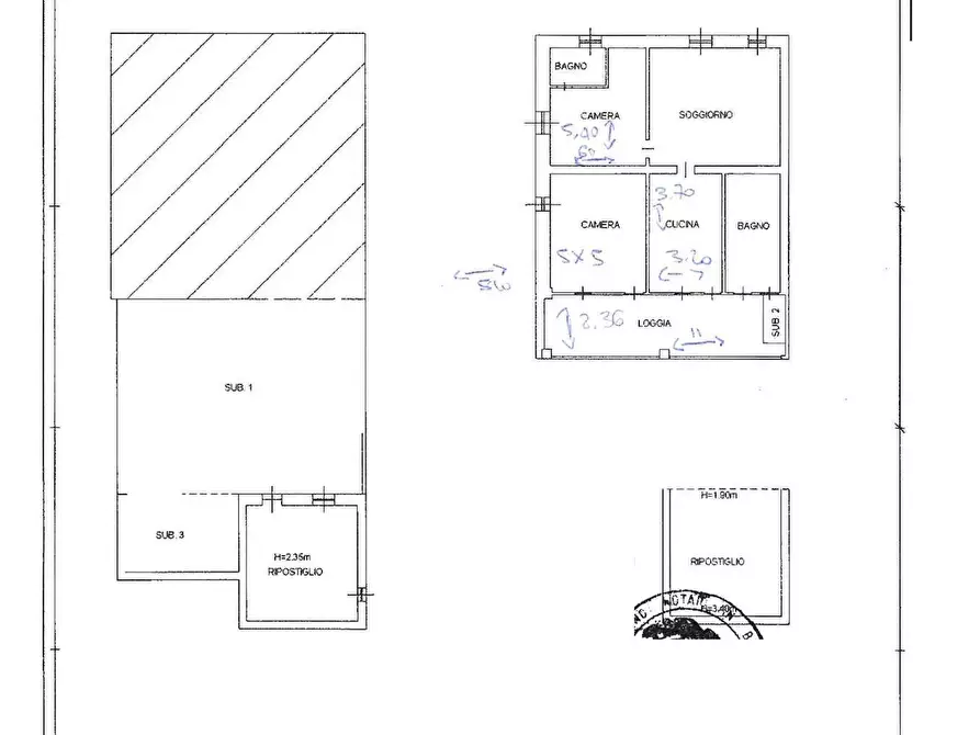 Immagine 21 di Casa indipendente in vendita  in via damiano chiesa a Bottanuco