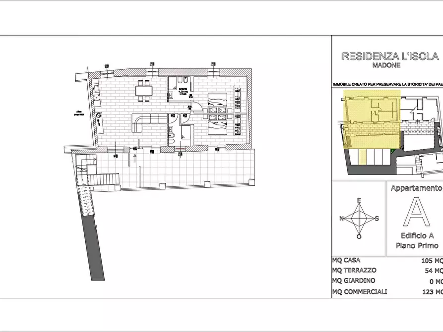 Immagine 17 di Appartamento in vendita  in via vittorio veneto a Madone