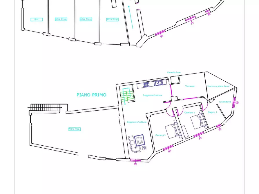 Immagine 13 di Appartamento in vendita  in via fontanelle a Suisio
