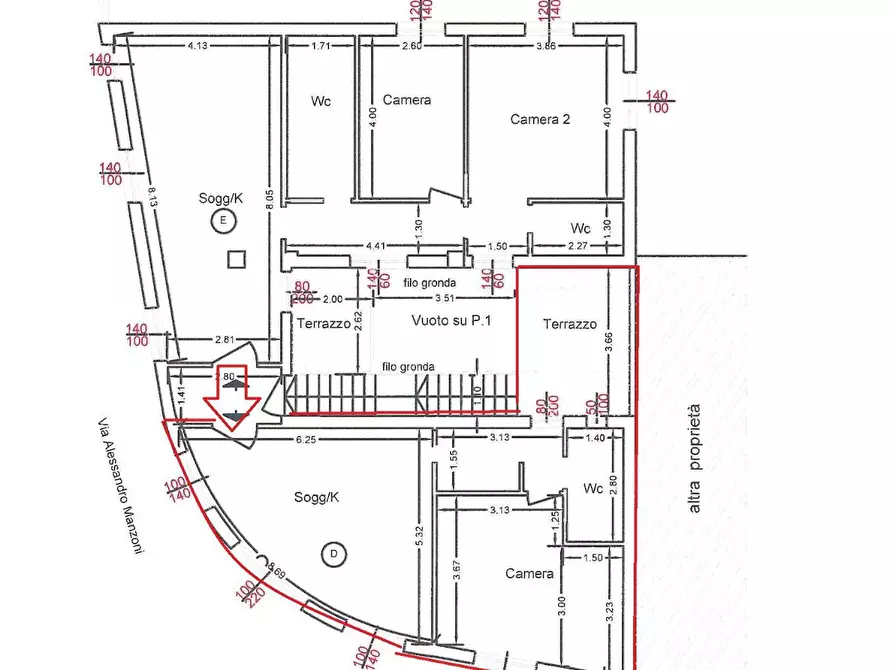 Immagine 17 di Appartamento in vendita  in via manzoni a Madone