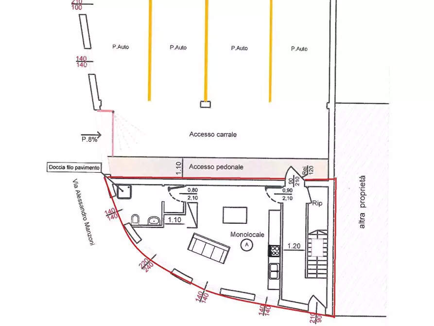 Immagine 16 di Appartamento in vendita  in Via Luigi Pirandello a Madone