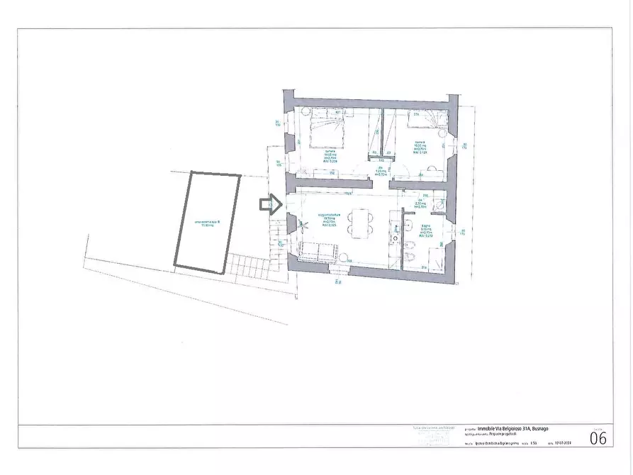 Immagine 10 di Appartamento in vendita  in bel gioioso a Busnago