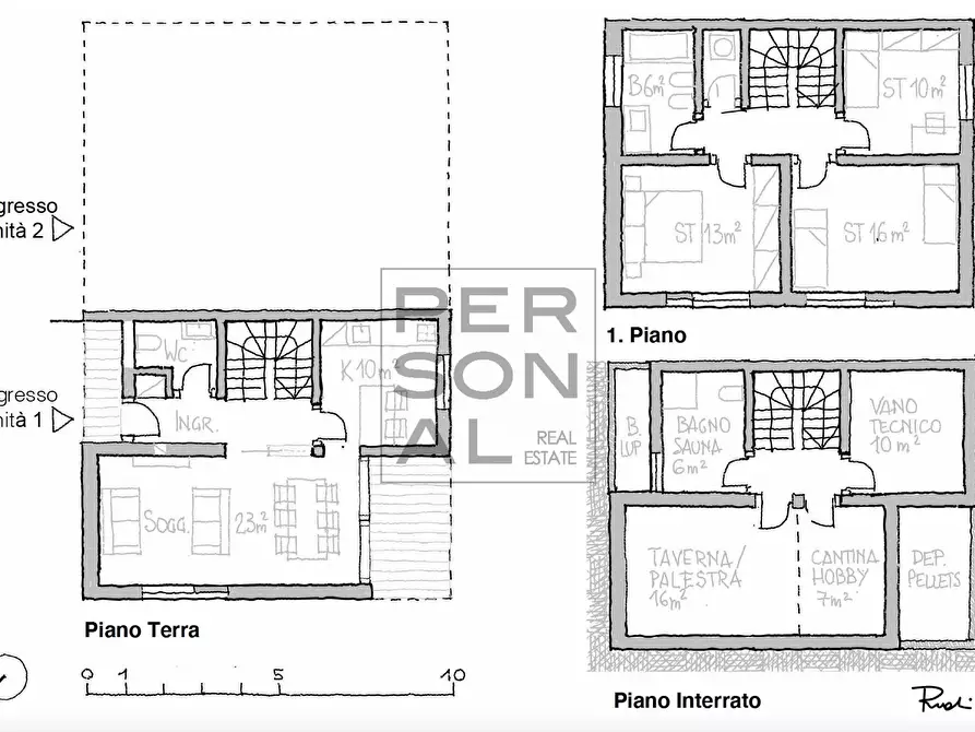 Immagine 2 di Casa bifamiliare in vendita  a Cavedine