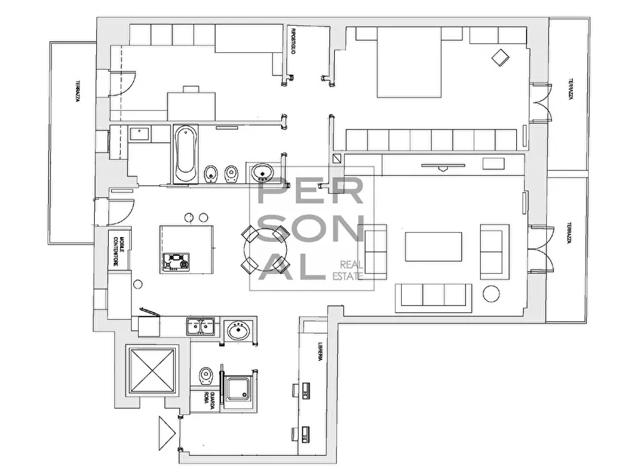 Immagine 13 di Appartamento in vendita  in Viale Mario Milazzo a Caltagirone