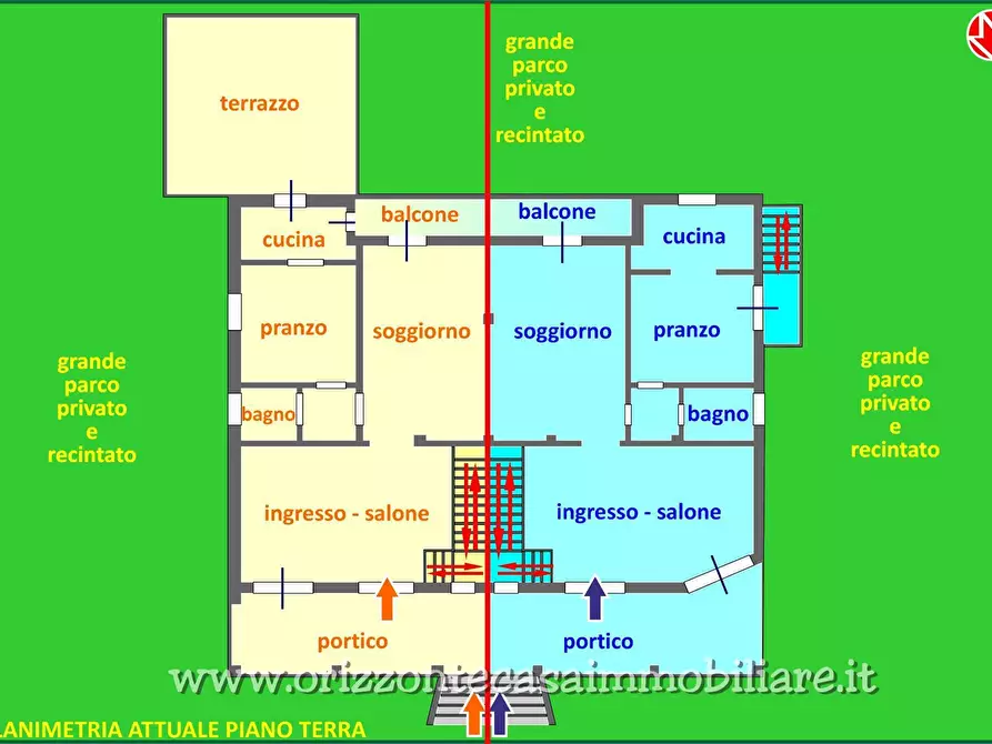 Immagine 29 di Villa in vendita  a Ascoli Piceno