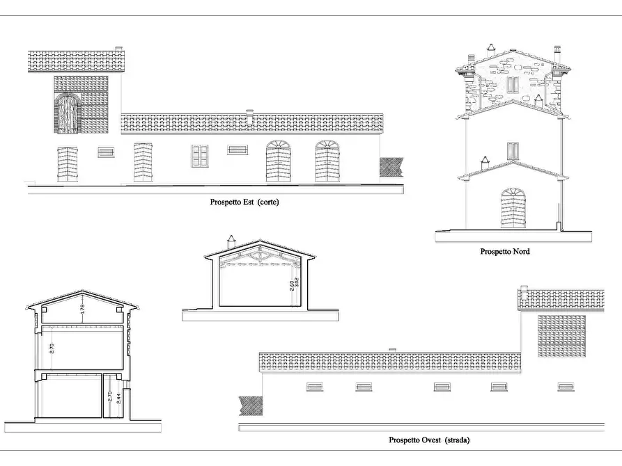 Immagine 14 di Casa semindipendente in vendita  a Capannori