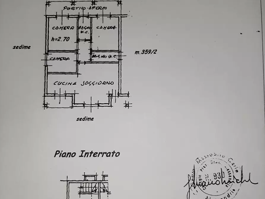 Immagine 7 di Villa in vendita  a Alessandria