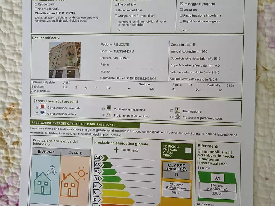 Immagine 24 di Appartamento in vendita  a Alessandria