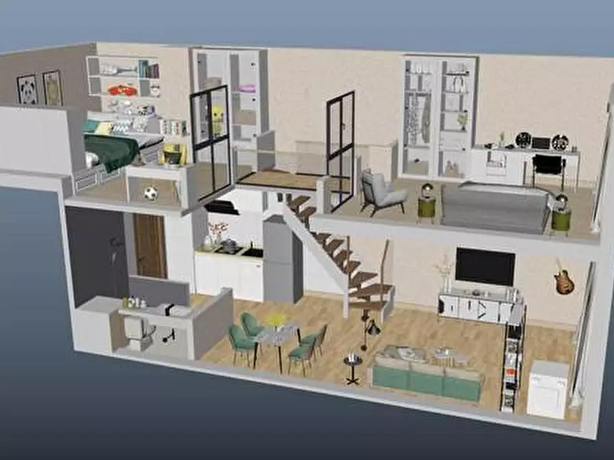 Immagine 2 di Casa indipendente in vendita  a Fermo