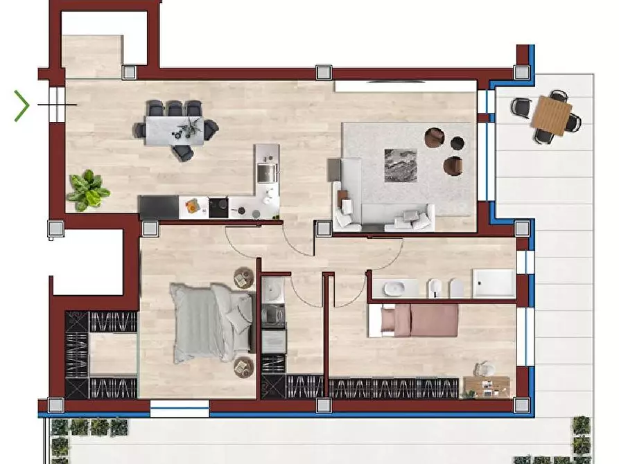 Immagine 11 di Appartamento in vendita  a Porto San Giorgio