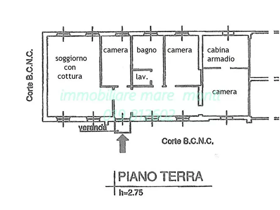 Immagine 3 di Villetta a schiera in vendita  in via bonifacio del vasto a Savona