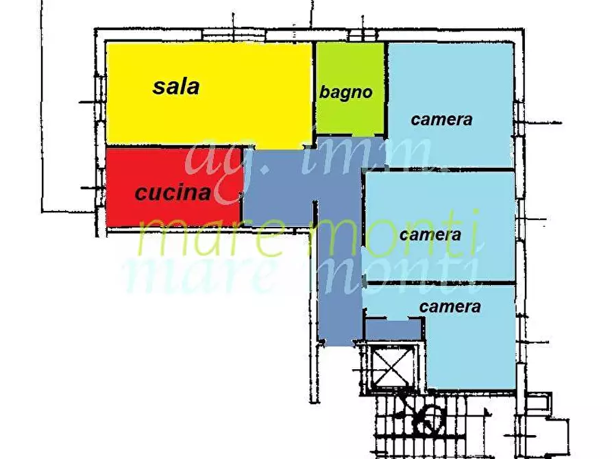 Immagine 2 di Appartamento in vendita  in via lanzone a Savona