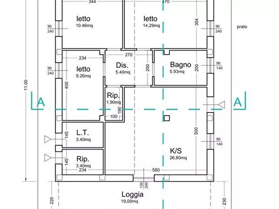 Immagine 6 di Casa indipendente in vendita  in Contrada Monte Acqulino a San Benedetto Del Tronto