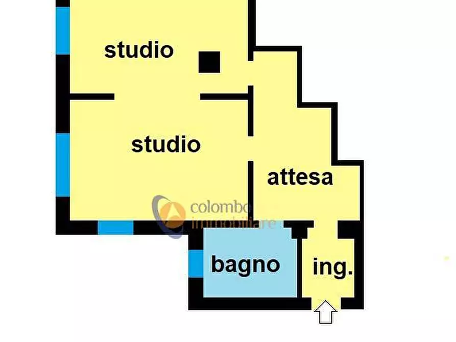 Immagine 2 di Ufficio in affitto  in via G. Mameli a Busto Arsizio