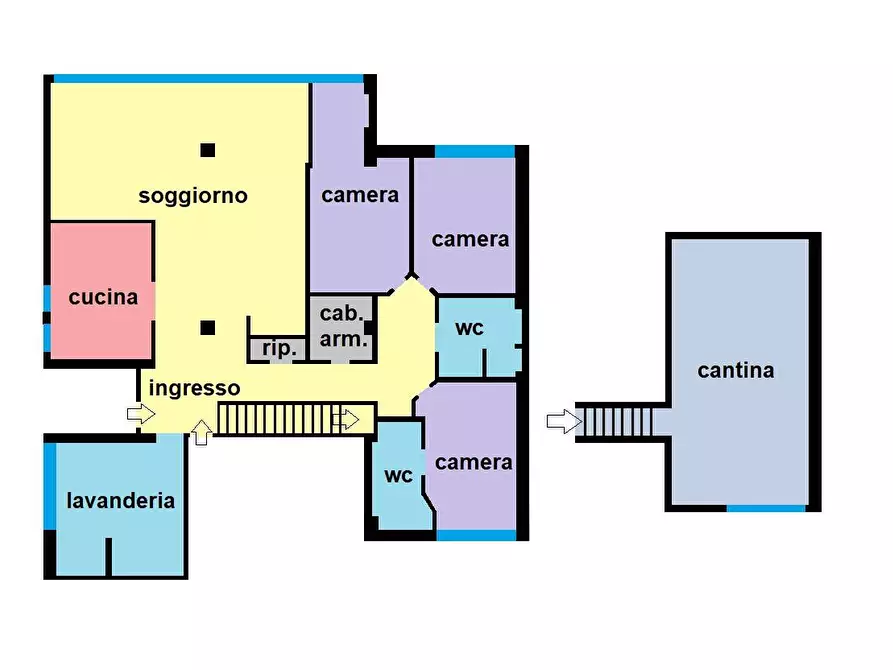Immagine 2 di Appartamento in vendita  in via Ponzella a Busto Arsizio